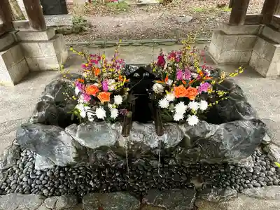 滋賀県護国神社の手水舎