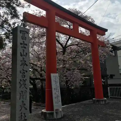 富士山本宮浅間大社の鳥居