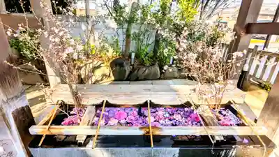 検見川神社の手水舎