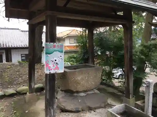 宇藝神社の手水