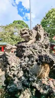 前原御嶽神社の狛犬