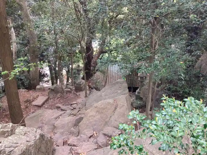 大甕神社の庭園