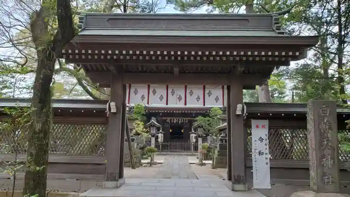 白幡天神社の山門・神門