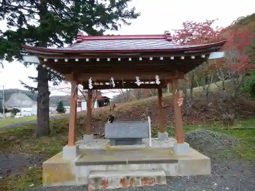 厚岸神社の手水