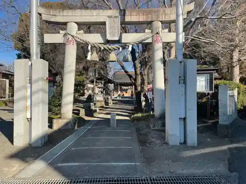 下溝八幡宮の鳥居