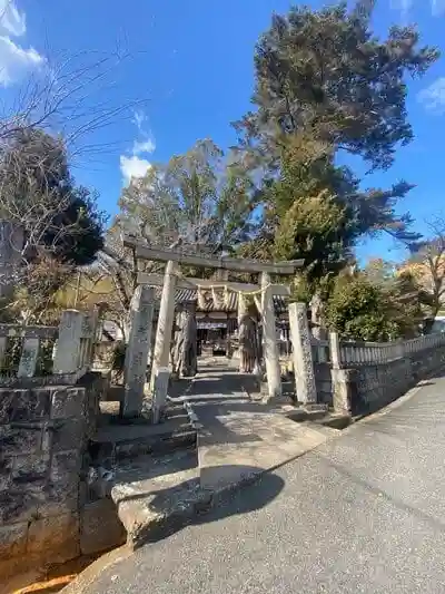 西葛城神社の鳥居