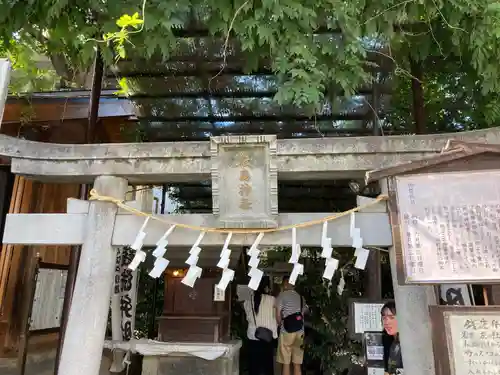 川越熊野神社の鳥居