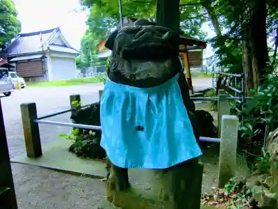 下総国三山　二宮神社の狛犬