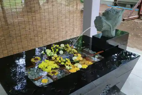 大谷地神社の手水舎