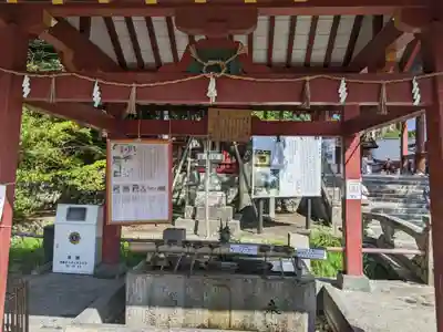 津島神社の手水舎