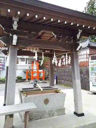 武蔵第六天神社の手水