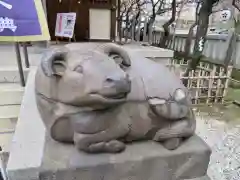 牛天神北野神社の狛犬