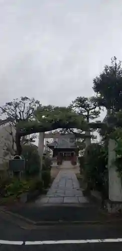 上一色天祖神社の鳥居