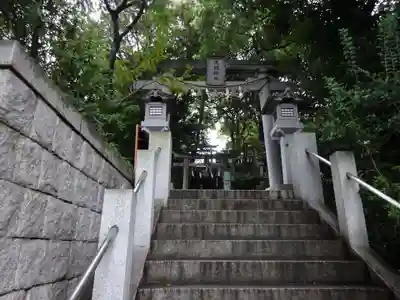 多摩川浅間神社の鳥居