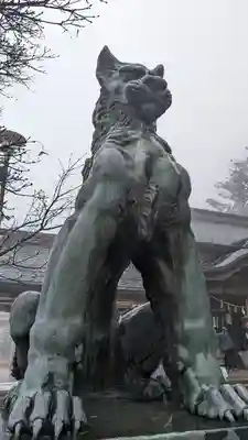 武蔵御嶽神社の狛犬