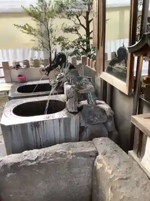 真清田神社の手水舎