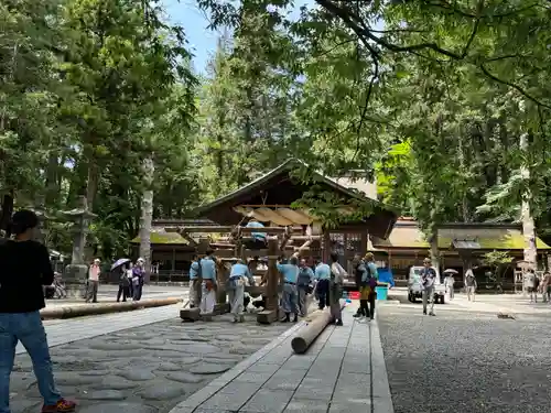 諏訪大社下社春宮のお祭り