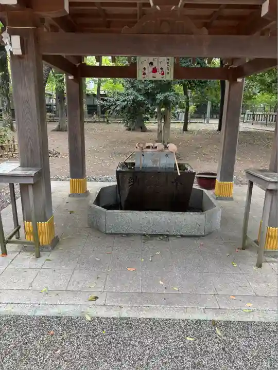 布多天神社の手水舎