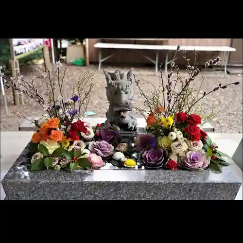 滑川神社 - 仕事と子どもの守り神の手水舎