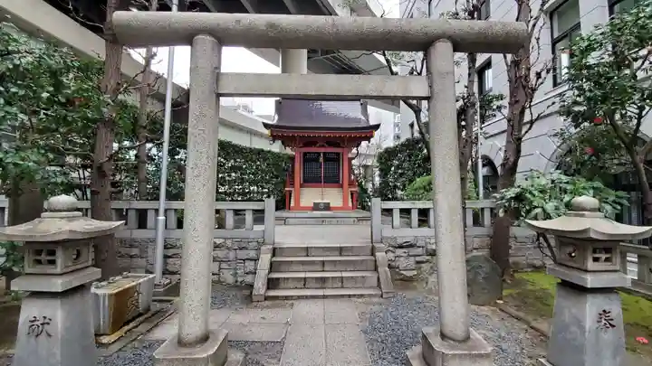 兜神社の鳥居