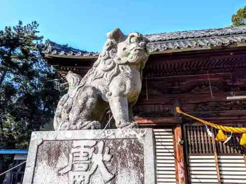 八幡社（牛田八幡社）の狛犬