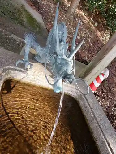 十五社神社の手水舎
