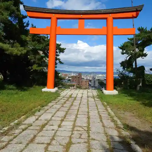 函館護國神社の鳥居