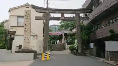 白山神社の鳥居