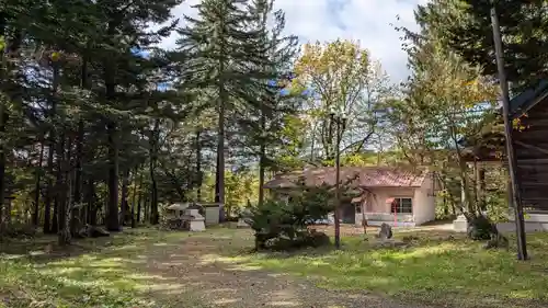 占冠神社の庭園