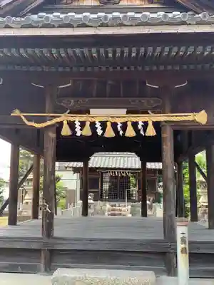 高木神社(萩原町高木)の本殿・本堂