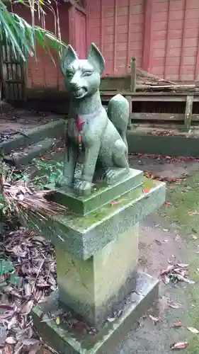 玉澤稲穂神社の狛犬