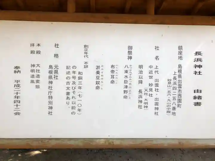 長浜神社の歴史