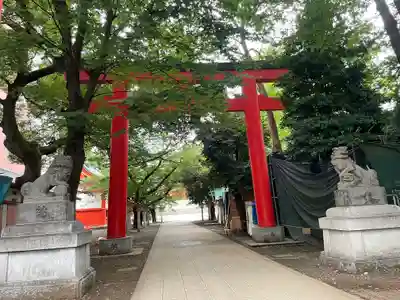 花園神社の鳥居