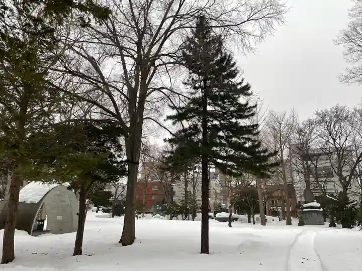 札幌護國神社の庭園