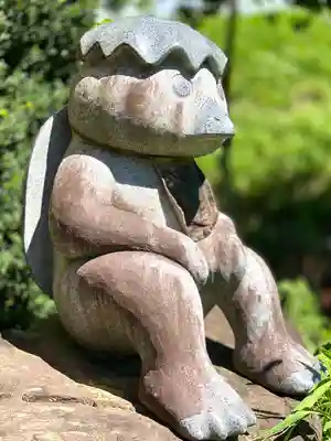 かっぱ神社の狛犬