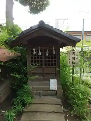 鳩ヶ谷氷川神社の末社・摂社