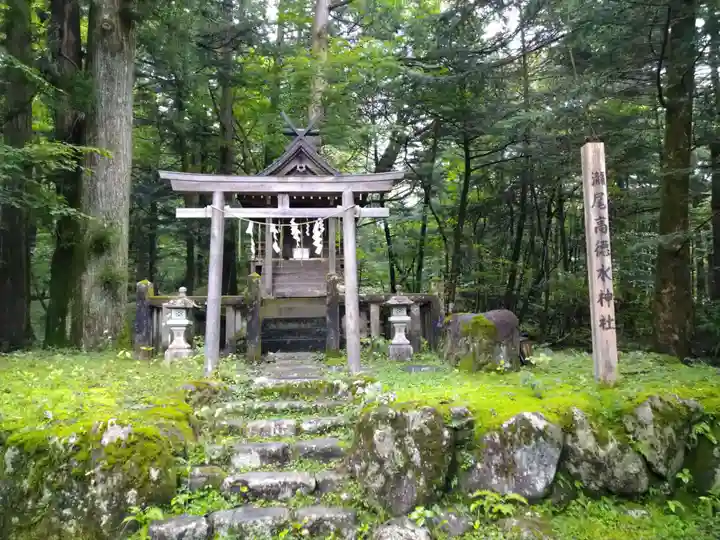 瀧尾高徳水神社 の鳥居