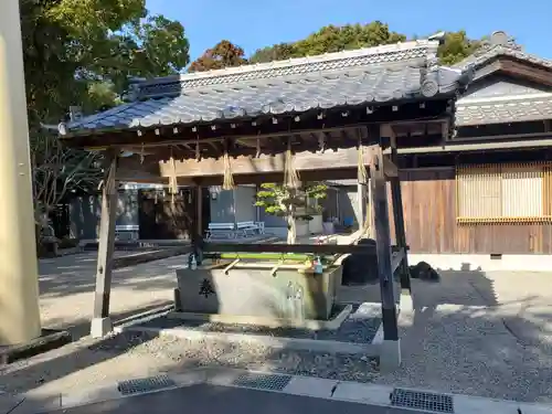 鵜川原神社の手水舎