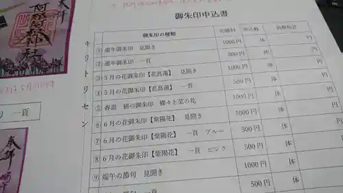 阿邪訶根神社の授与品その他