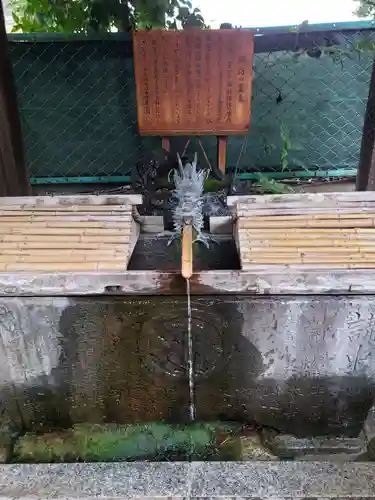諏訪神社の手水舎