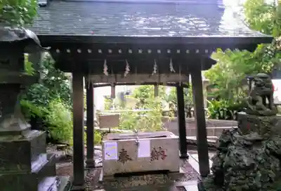 経堂天祖神社の手水舎
