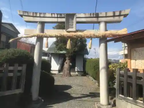 青木神社の鳥居