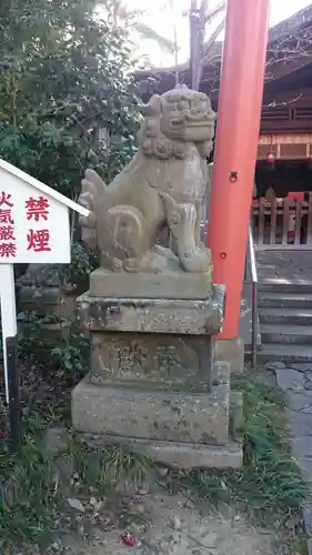 漢國神社の狛犬