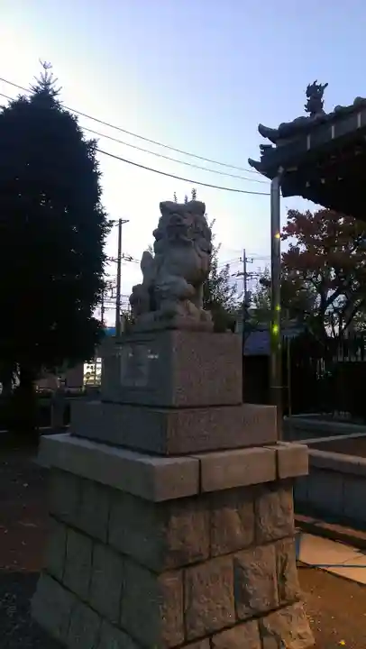 新城神社の狛犬