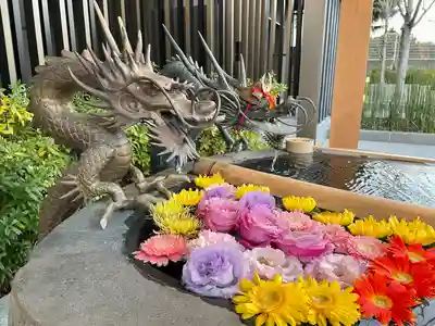 駒込妙義神社の手水舎