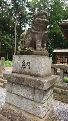 間々田八幡宮の狛犬