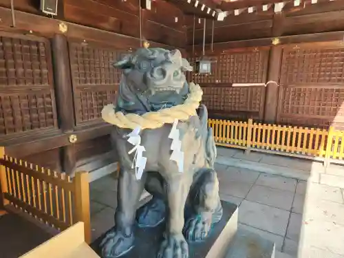 兵庫縣姫路護國神社の狛犬