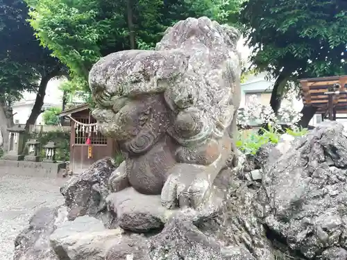 菊田神社の狛犬