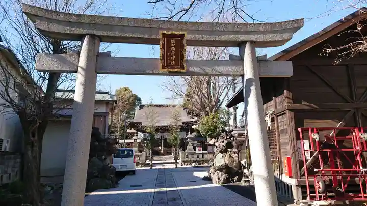 隅田稲荷神社の鳥居