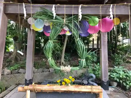 東海市熊野神社の手水舎